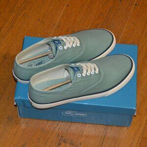 NEW in BOX SPERRY Top Sider Classic CVO Canvas Shoes Light Green Men's 10